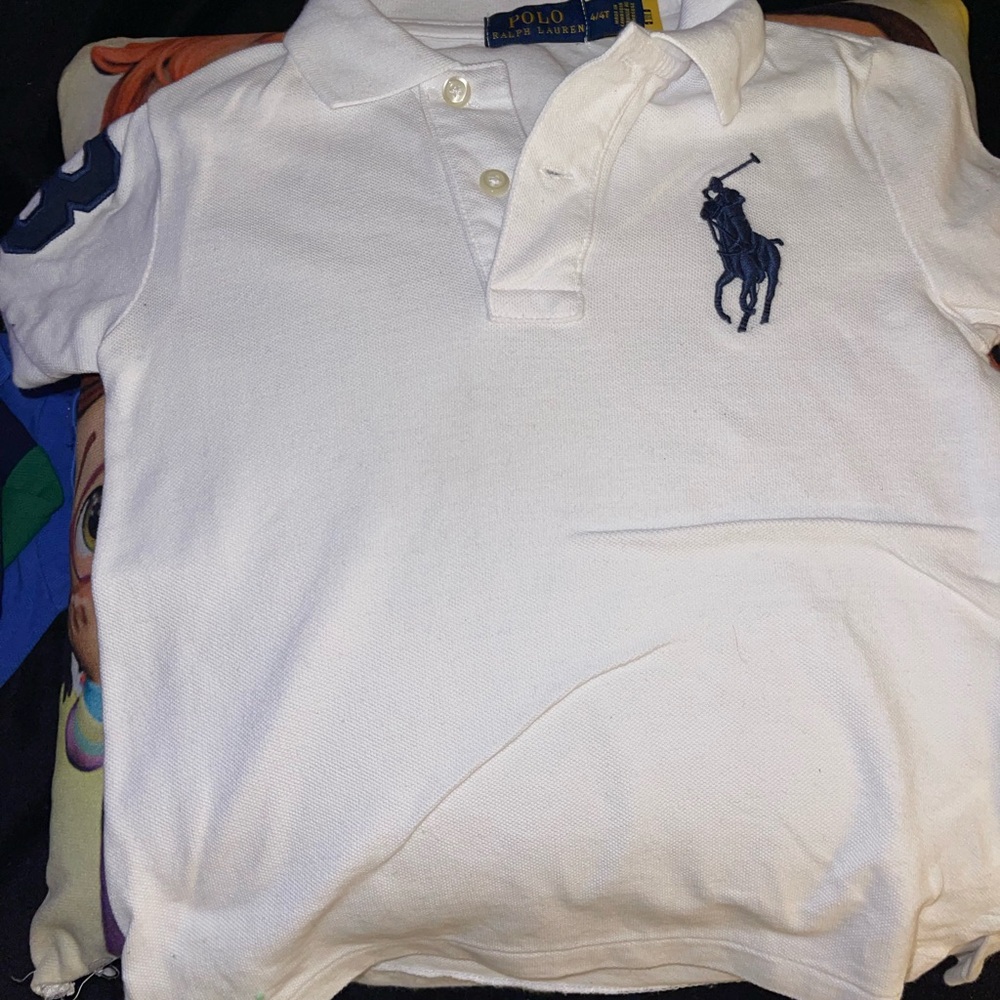 Gently used Polo by Ralph Lauren Kids White Polo Shirt